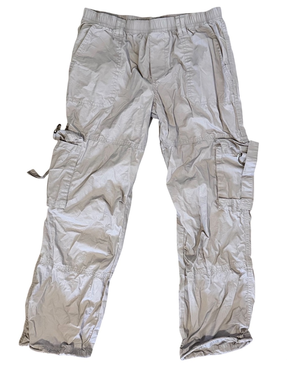 Full Tilt Kids Cargo Joggers in Light Gray